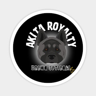 American Akita Royalty - crown optional Magnet